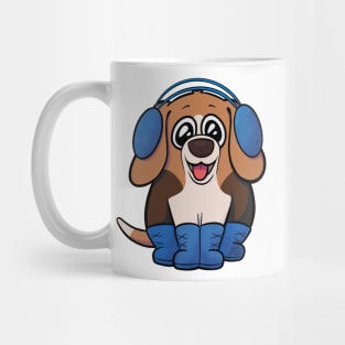 Winter Beagle Mug